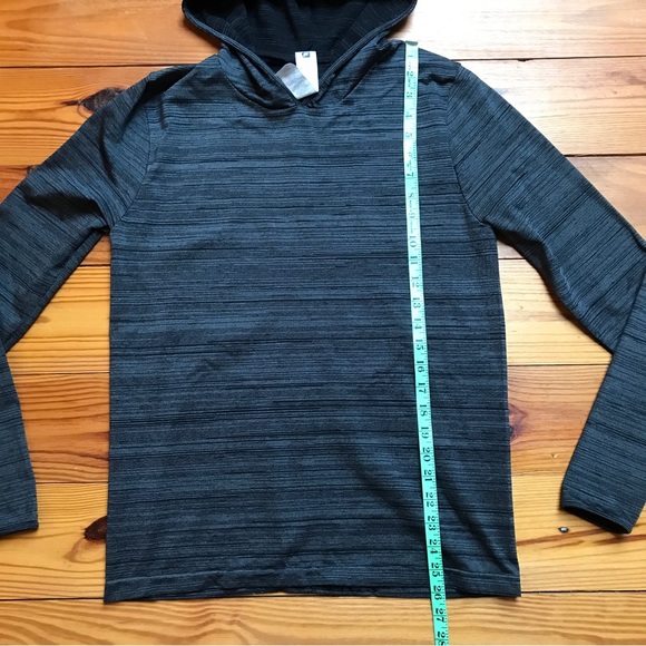 Fabletics Dark Heather Gray Atheltic Hoodie, NWOT, XL - Picture 5 of 12